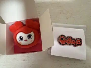 twice 채영 봉제 인형 반지 핀 배지