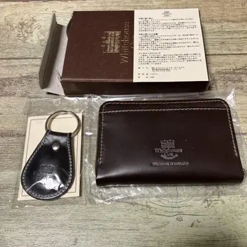 Whitehouse Cox 브라운 코인 케이스 멀티 케이스 키링