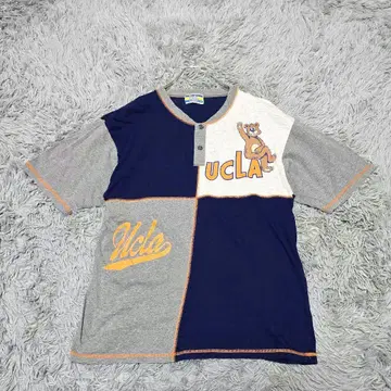 UCLA (M) 반팔 티셔츠 archive 헨리넥 배색