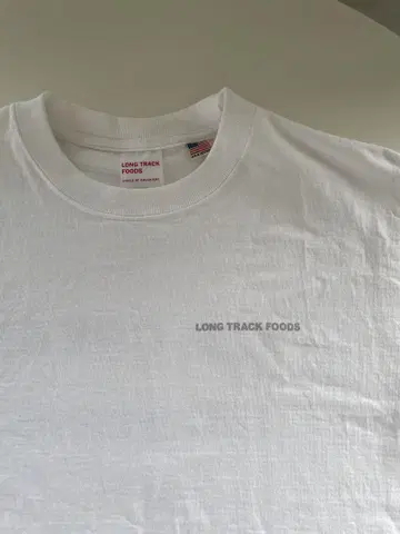 LONG TRACK FOODS 티셔츠 S 사이즈 화이트