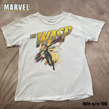 미국 구제 의류 "The Wasp" 마블 앤트맨 티셔츠 화이트