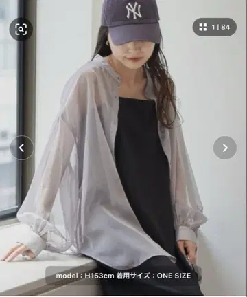 CIAOPANIC TYPY 시어 볼륨 슬리브 셔츠