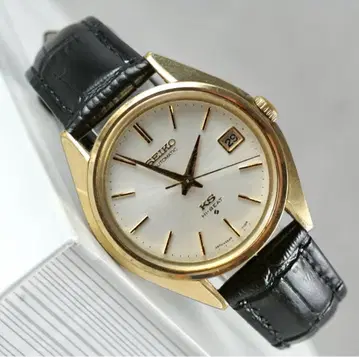 고급 라인 킹 세이코 SEIKO 남성용 손목시계 자동 태엽 하이 비트