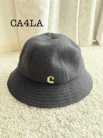 카시라 ca4la 블랙 울 햇