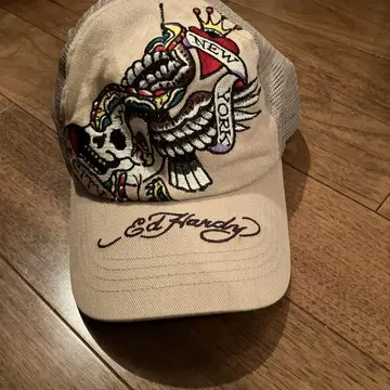 Ed Hardy 스컬 자수 캡