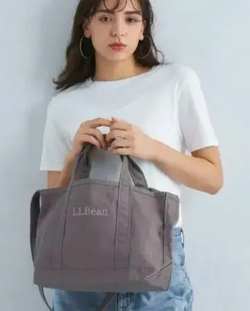 L.L.Bean 그레이 토트백