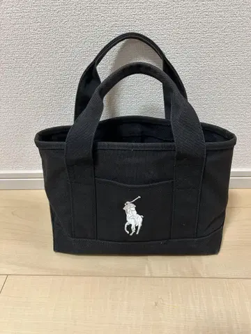 랄프 로렌 블랙 토트백 S 사이즈
