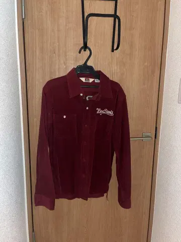 BEN DAVIS 코듀로이 셔츠 M 버건디
