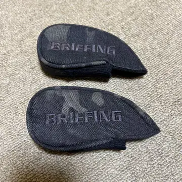 BRIEFING 블랙 카모플라쥬 아이언용 골프헤드커버