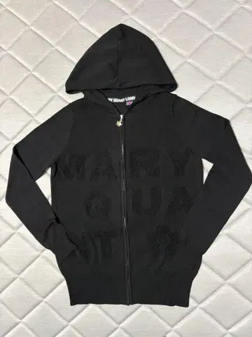 '미사용 새상품' MARY QUANT LONDON 블랙 후드티