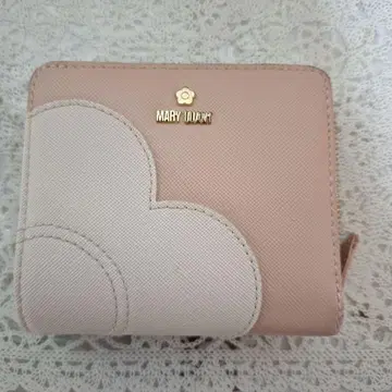 MARY QUANT 접이식 지갑 핑크