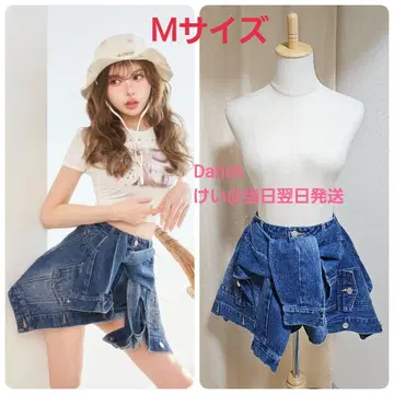 Darich 다리치 도킹 디자인 데님 숏 팬츠 M 사이즈 파랑