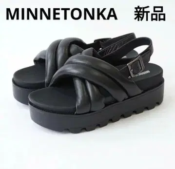MINNETONKA 크로스 벨트 패딩 샌들 새상품