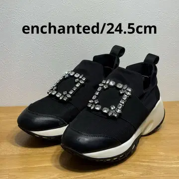 enchanted 비쥬 통굽 스니커즈 블랙 24.5cm