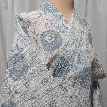 오지야 크레이프 원단 여름 기모노 유카타
