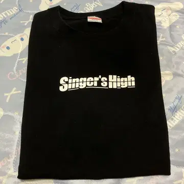 Singer's High 티셔츠 M 사이즈 블랙