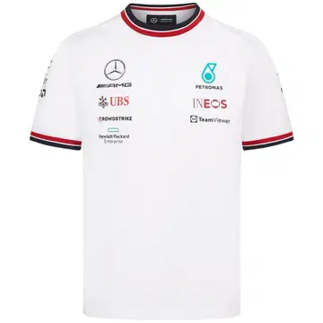 메르세데스 AMG 페트로나스 모터스포츠 티셔츠 L 사이즈