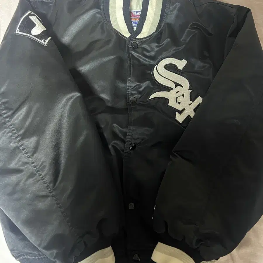 ジャケット・アウター STARTER Leather varsity jacket M Starter White Sox Varsity Jacket m on Bunjang Global Site.