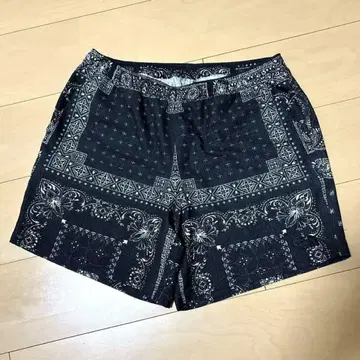 THE NORTH FACE 반다나 패턴 숏팬츠 L 사이즈 블랙