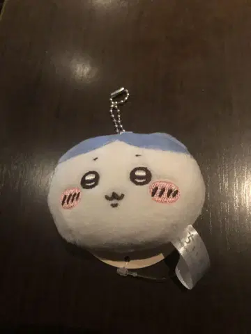 치이카와 하치와레 파란 모자 거울이 달린 봉제 인형