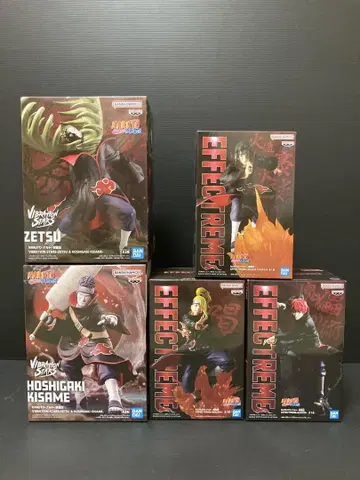 NARUTO 나루토 전갈 데이다라 이타치 제츠 센가키 상어 피규어 5개