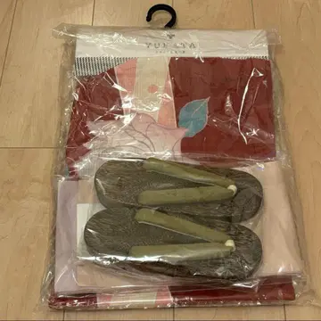 유카타 빨간색 세트 미개봉 당일 발송