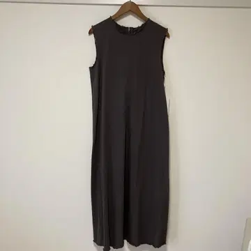 Ameri Vintage 슬리브리스 롱 원피스 그레이 F