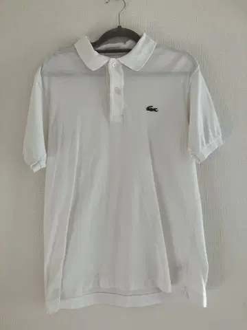 Lacoste 화이트 피케 셔츠 l1212 일본제 3