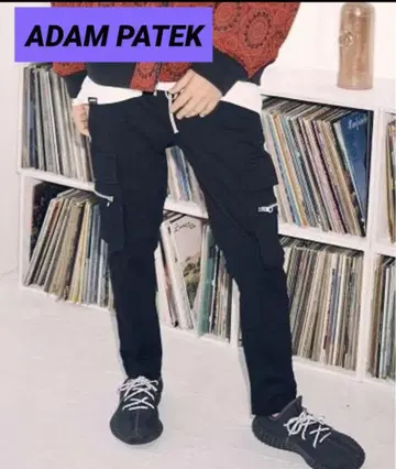 ADAM PATEK 아담 파텍 카고 팬츠 블랙