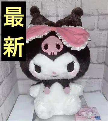 큰 리본 귀가 달린 BIG 봉제 인형 쿠로미 산리오 캐릭터즈