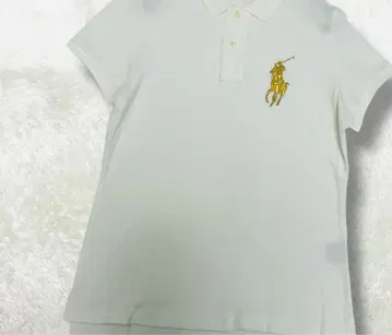 Ralph Lauren 화이트 피케 셔츠