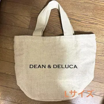 DEAN & DELUCA 20주년 주트 토트백 L