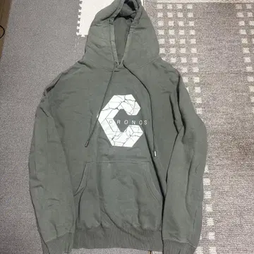 CRONOS 후드티 M 사이즈 (그린)