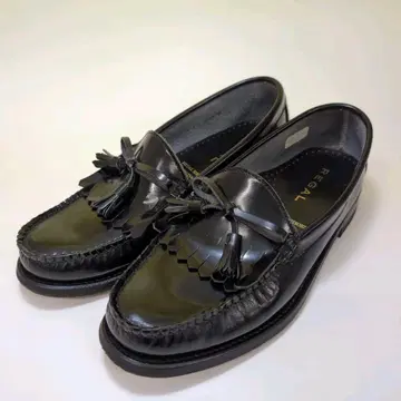 리걸 Regal 로퍼 태슬 블랙 26cm W558 가죽 신발