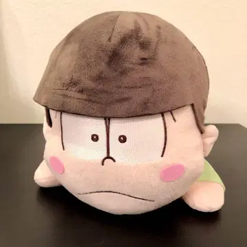 오소마츠 6쌍둥이 봉제 인형 메가 점보 누워있는 봉제 인형