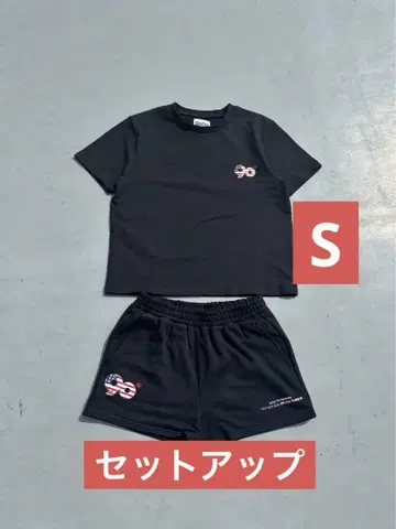 9090 Logo American Micro Shorts 블랙