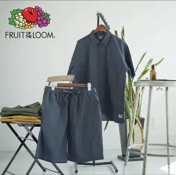 FRUIT OF THE LOOM 반팔 셔츠와 숏팬츠 세트 L