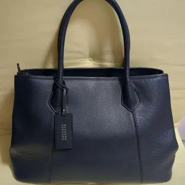 BARNEYS NEWYORK 가죽 토트백 네이비
