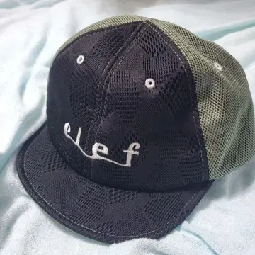 clef 메쉬 캡 블랙/올리브