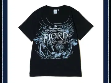 MGA 미세스 FJORD 피요르드 글리터 로고 티셔츠 블랙