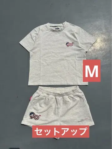 9090 Logo American Micro Shorts 세트 그레이