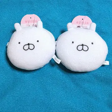 우사마루 페이스 파우치 카라비너 포함 2개 세트