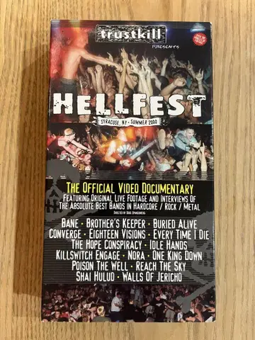 HELLFEST 하드코어 VHS NYHC trustkill