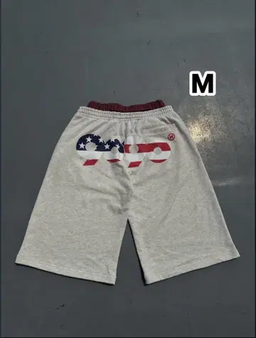90 로고 미국 스타일 스웨트 쇼츠 M