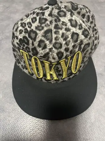 레오파드 무늬 TOKYO 자수 워크 캡 헤이세이 갸루 레어 초레어