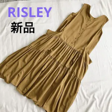 새상품 리즈리 RISLEY 롱 맥시 원피스 레드 베이지 여름