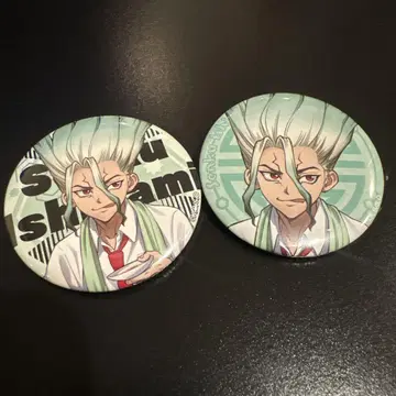 Dr.STONE 소프맵 점프 페스티벌 라면 캔뱃지 이시가미 치쿠