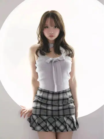 앤드메리 알리시아 리본 니트 톱