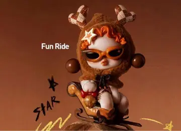 POPMART 스컬판다 재미있는 라이딩