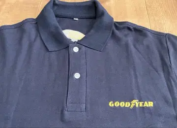GOODYEAR 굿이어 자수 로고 피케 셔츠 네이비 L